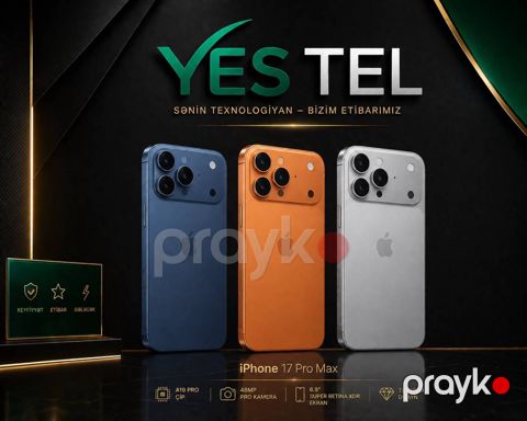 Apple iPhone 17 Pro Max Cosmic Orange 1TB/12GB — Bakı