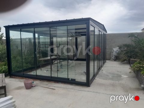 Pəncərə cam balkon və temperli qapı şüşə — Bakı