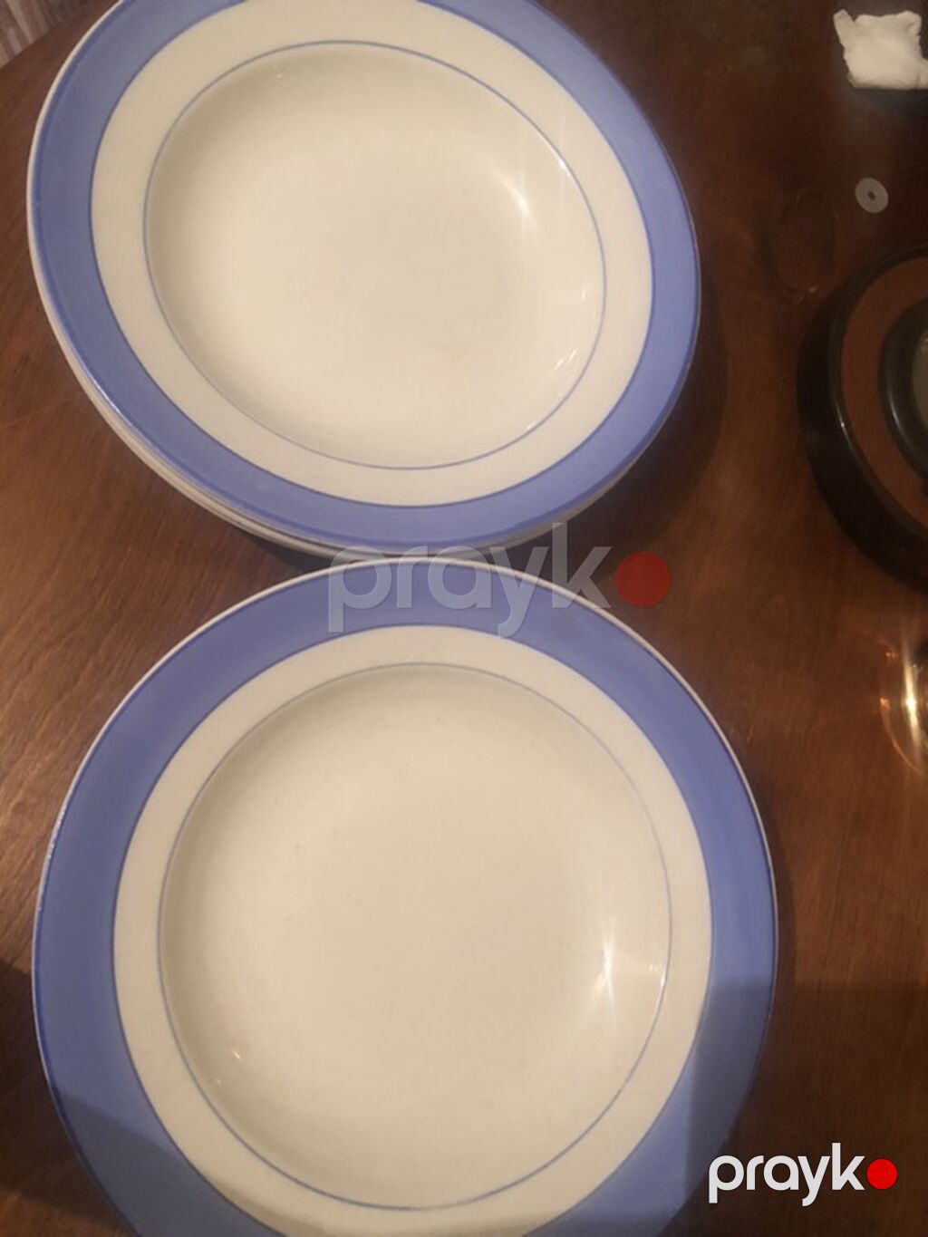 Boşqablar, rəng - Ağ, Keramika, Ssri — Süfrə qabı, Bakı (2)