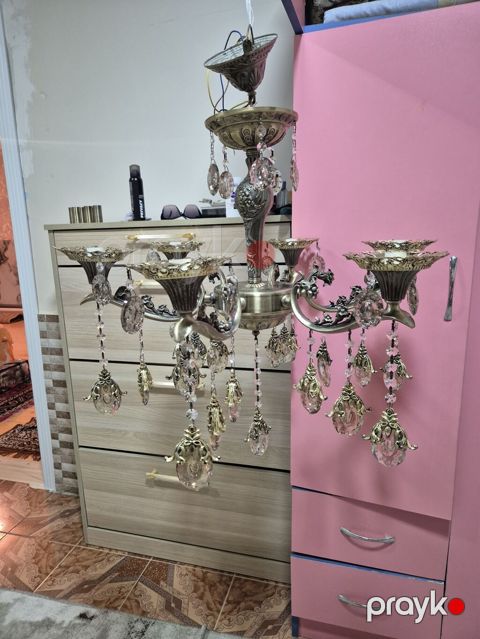 Çılçıraq, 6 lampa, Metal — Pirəkəşkül