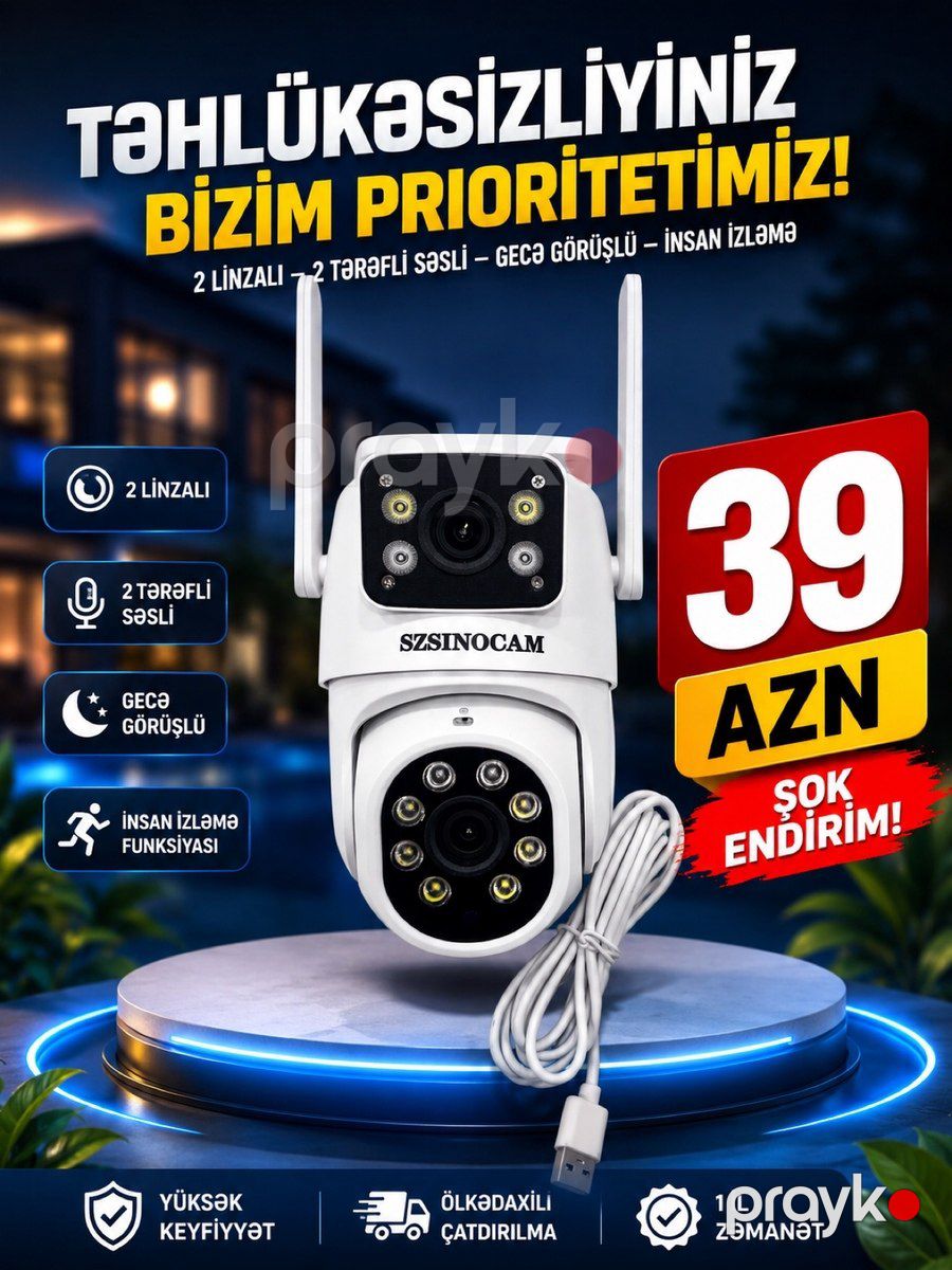Wi-Fi kamera — Ağıllı ev və təhlükəsizlik, Bakı (3)