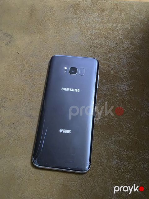 Samsung Galaxy S8 Plus, 64 GB, rəng - Qara, Qırıq — Bakı