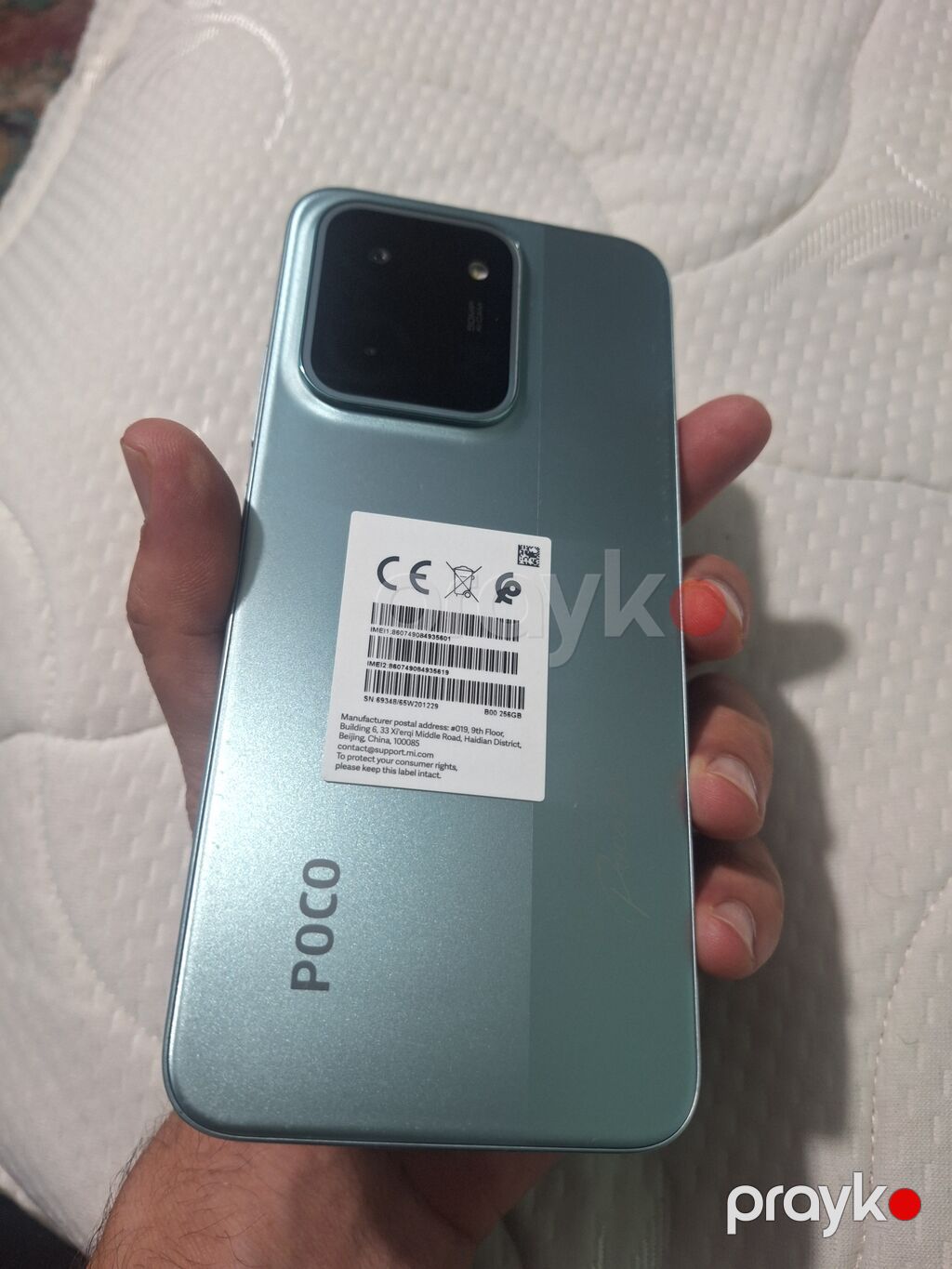 Poco C85, rəng - Mavi, Barmaq izi — Xiaomi, Bakı (2)