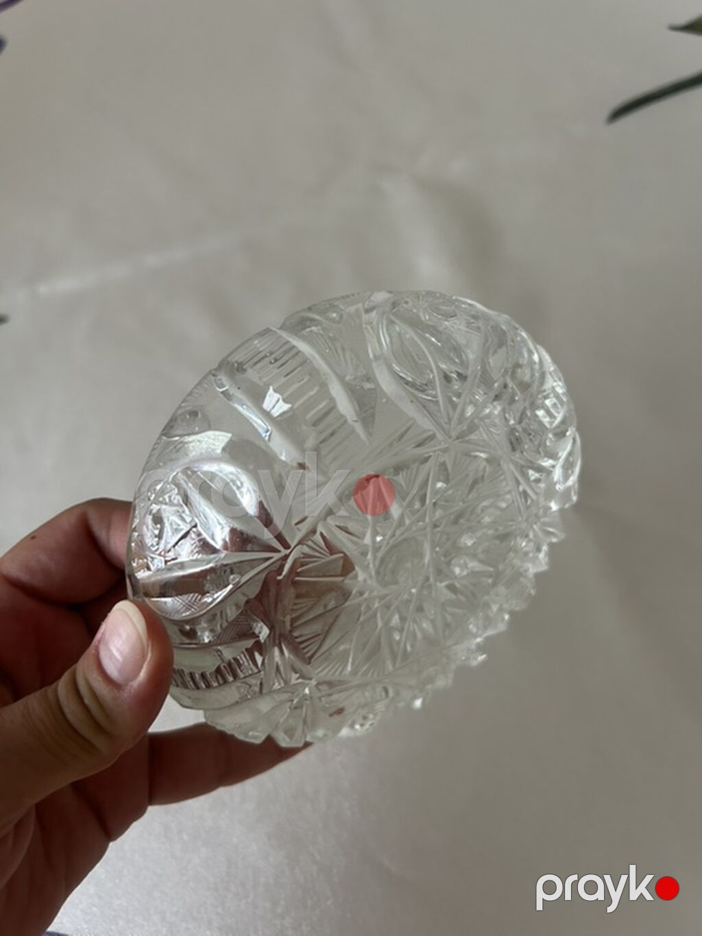 Xrustal külqabı - Material: ağır, qalın divarlı kəsimli şüşə - Forma — Digər, Bakı (3)