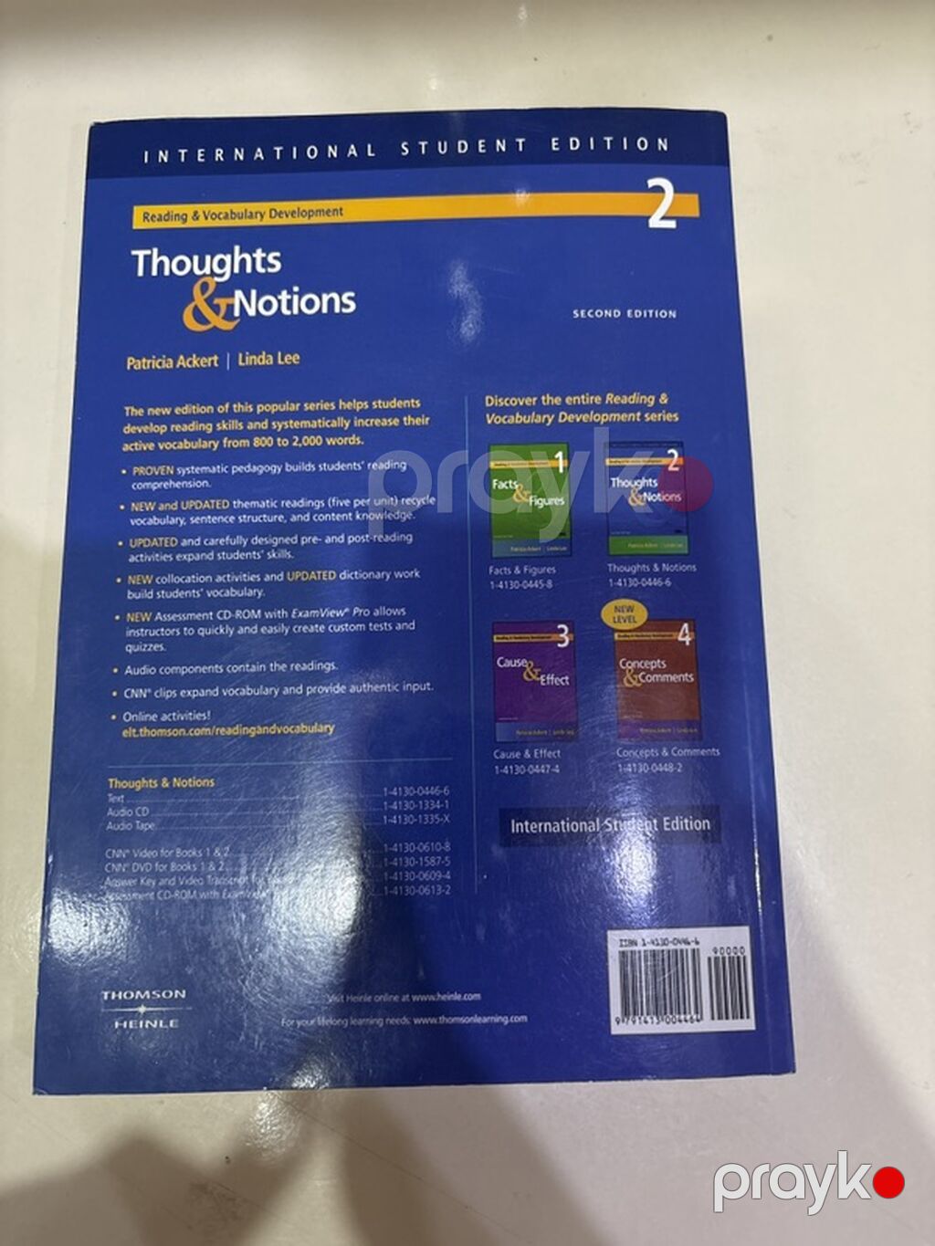 Məhsul: Thoughts and notions ikinci hissə disk ilə Thoughts & — Kitablar, Bakı (3)
