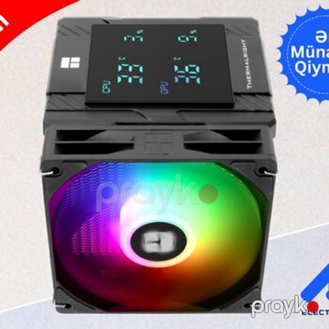 Cpu Cooler thermalrıght assassın peerless 120 dıgıtal argb Black — Bakı