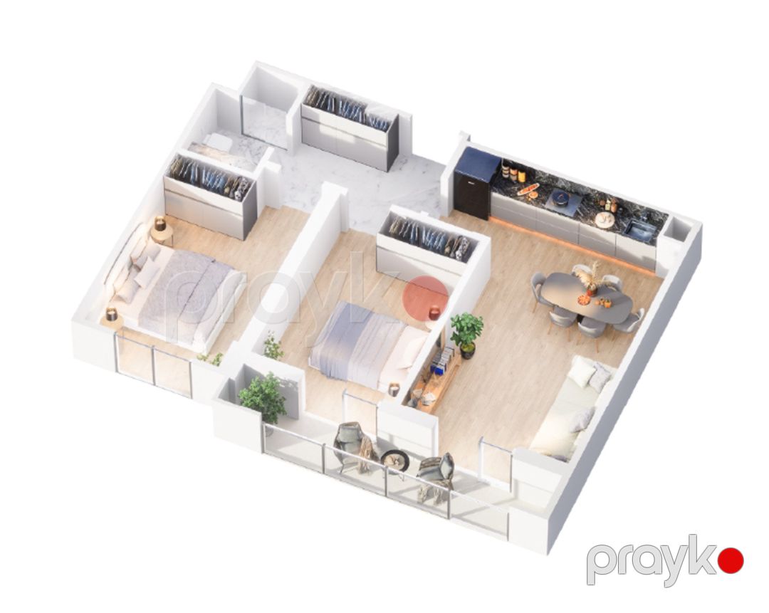 Satılır 3 otaqlı yeni tikili 74 m² — Mənzil, Bakı (4)
