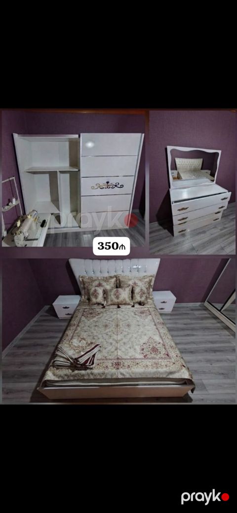 İkinəfərlik çarpayı, Dolab, Termo, 2 tumba, İşlənmiş — Bakı