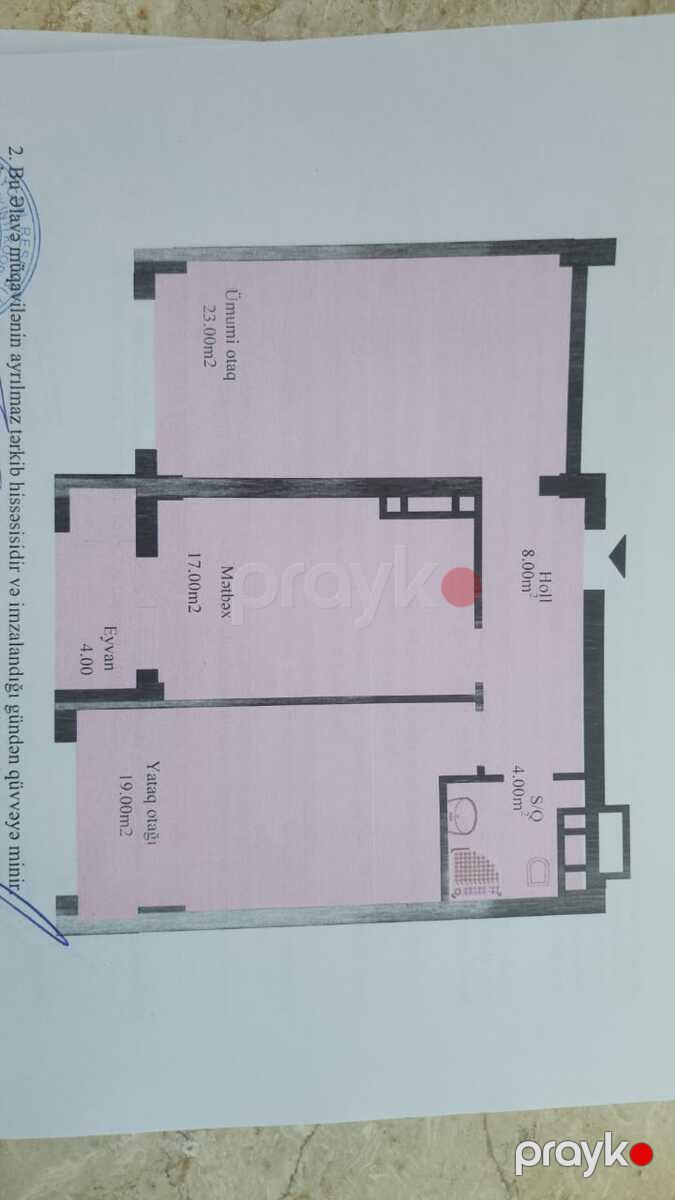 Satılır 2 otaqlı yeni tikili 75 m² — Mənzil, Bakı (7)