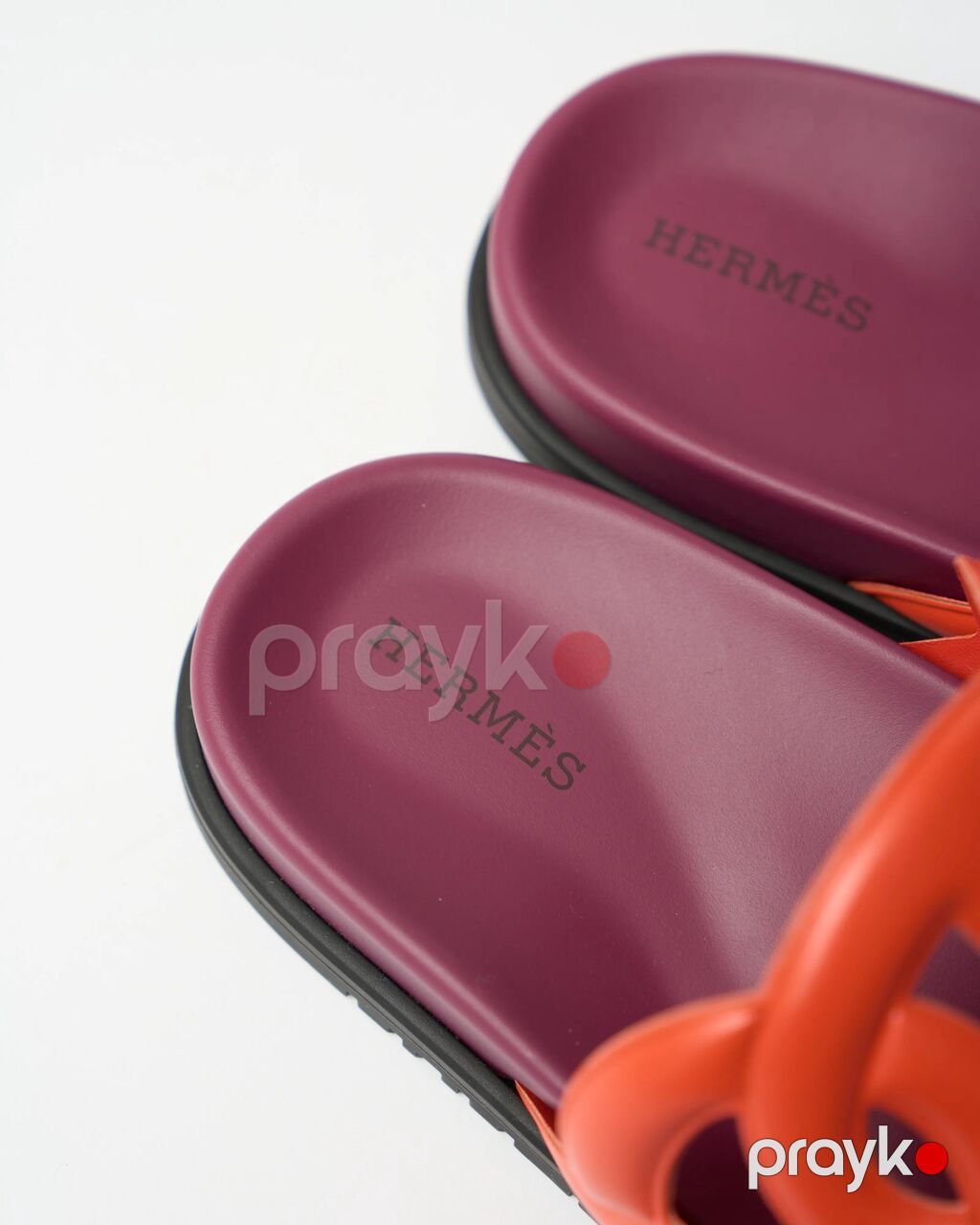 Hermès qadın slayd sandalları - Rənglər: bənövşəyi altlıq — Sandal, Bakı (5)
