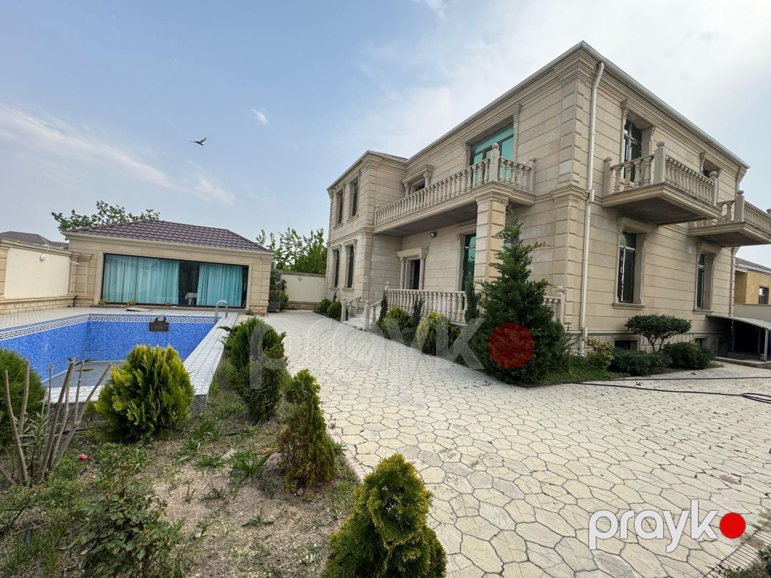 Satılır 6 otaqlı həyət evi/bağ evi 350 m² — Ev, villa, Bakı (4)