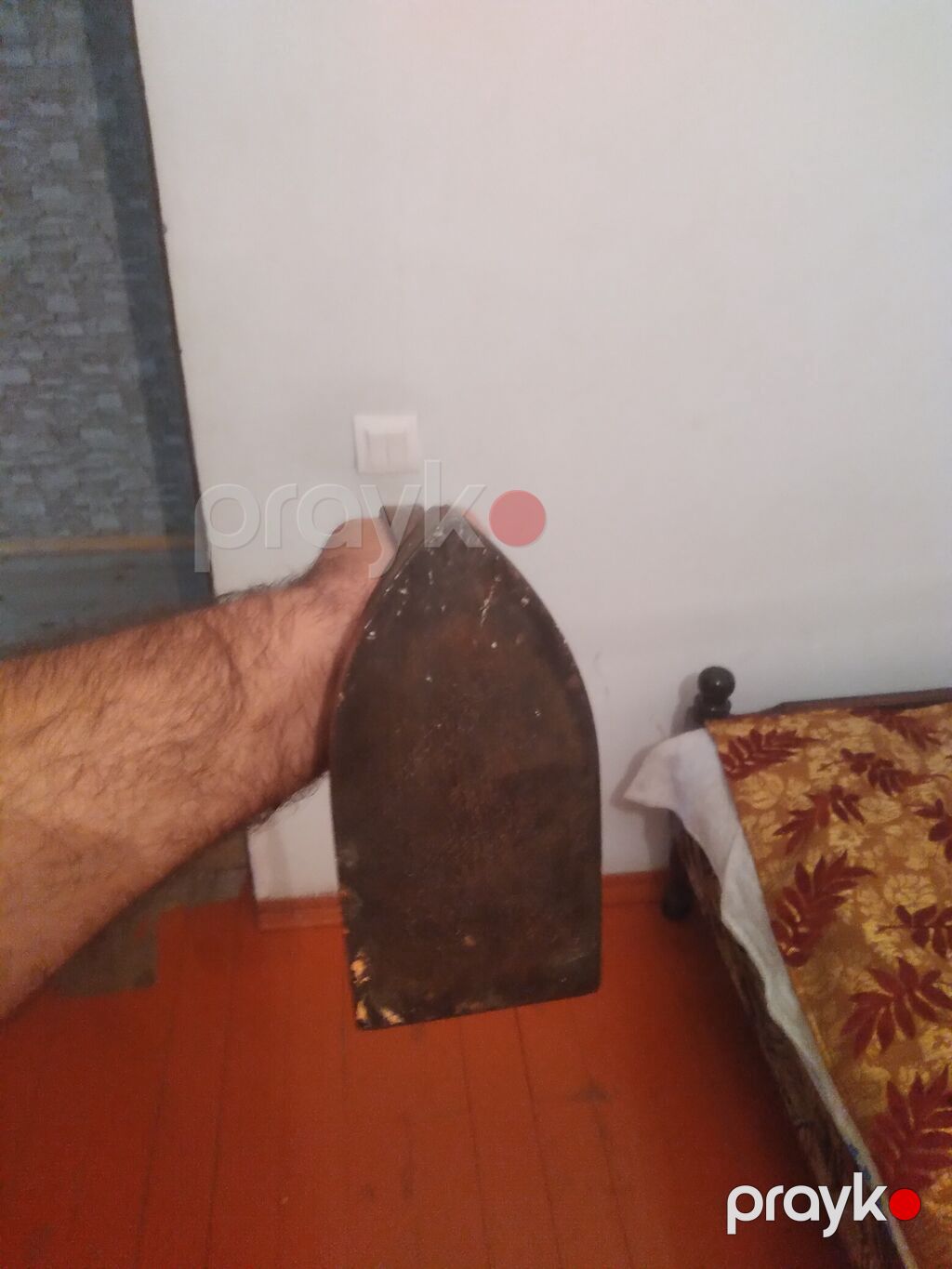 Antik döküm ütü (kömür/odla qızdırılan tip) - Material: tam metal — Digər, Bakı (4)
