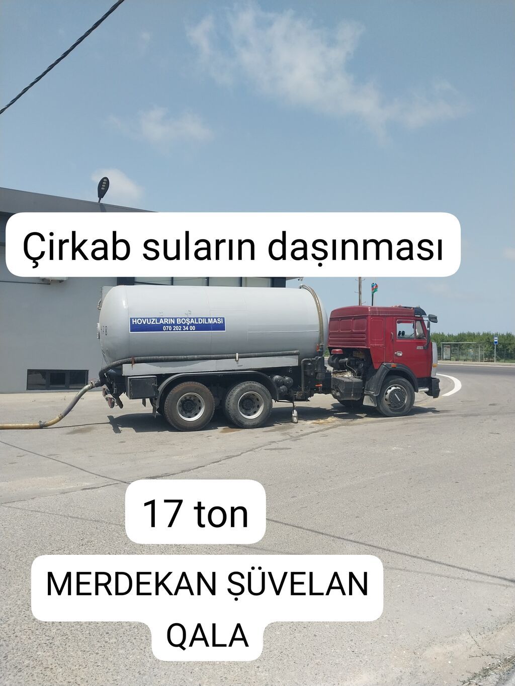 Xidmət: Çirkab sularının daşınması və hovuzların boşaldılması — Santexnika və kommunikasiyalar, Digah (2)