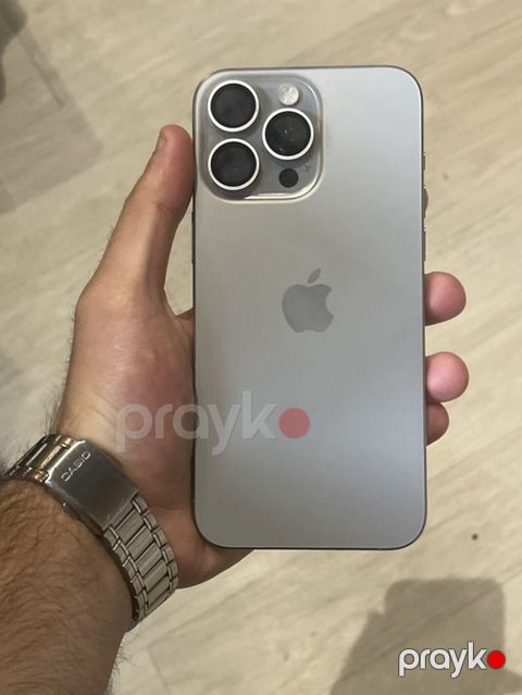 IPhone 15 Pro Max, 256 GB, Gümüşü, Face ID — Bakı