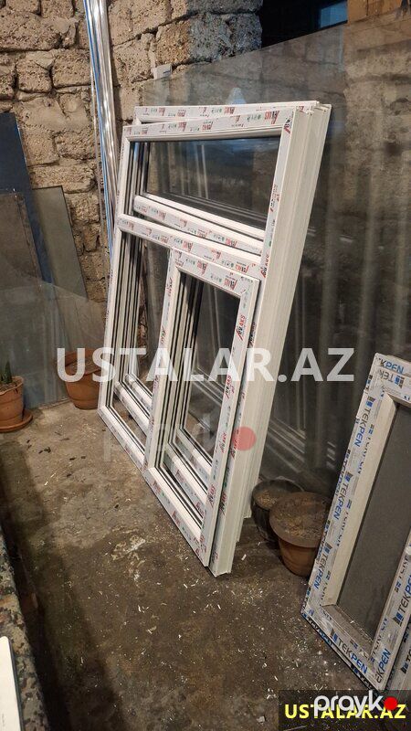 Plastik pəncərə və qapilar — Pəncərələr, qapılar, balkonlar, Bakı (3)