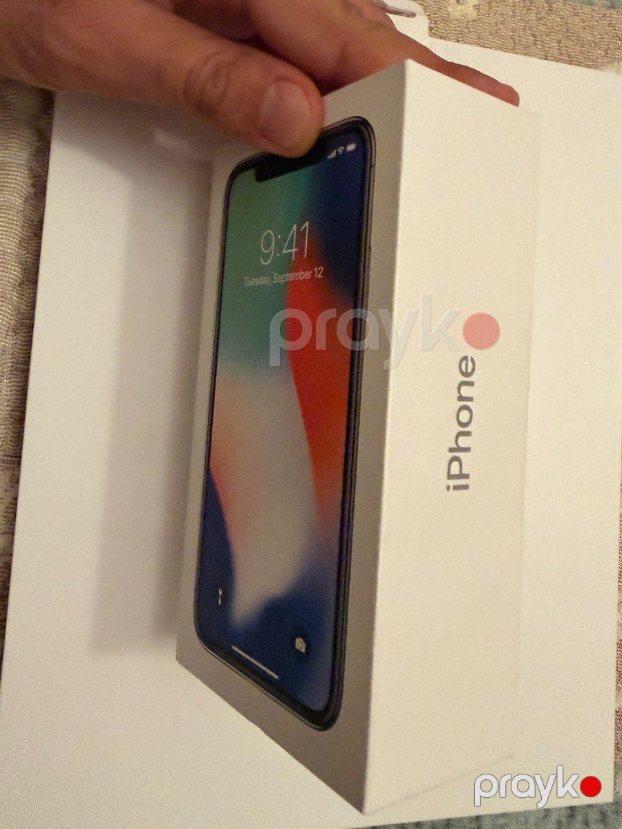 Apple iPhone X Silver 64GB/3GB — Smartfonlar, Bakı (8)
