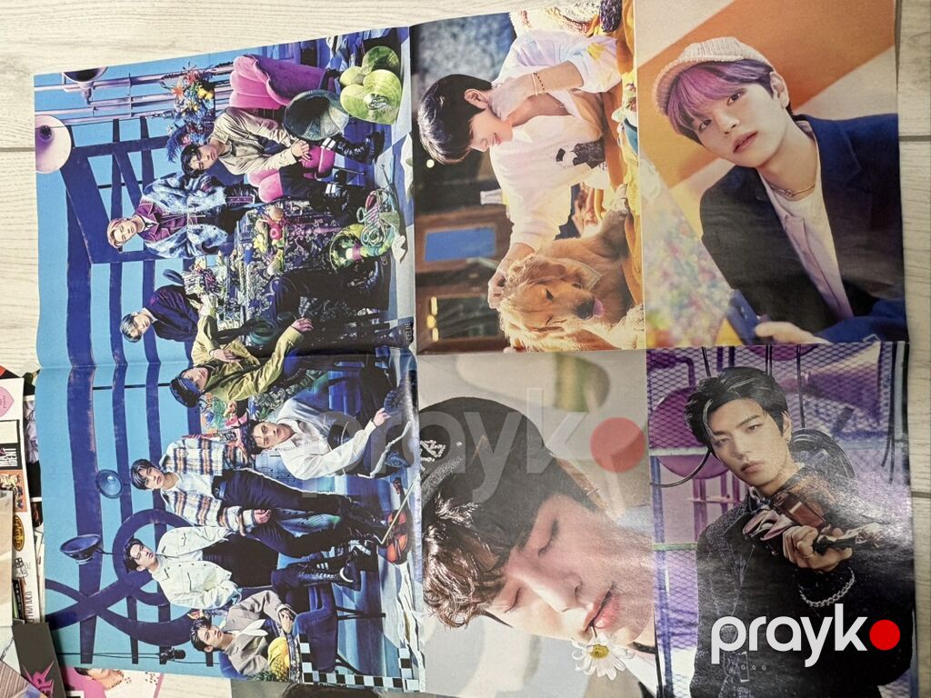 K-pop temalı poster dəsti - Çoxsəhifəli, iri formatlı posterlər — Şəkillər, plakatlular və çərçivələr, Masazır (3)