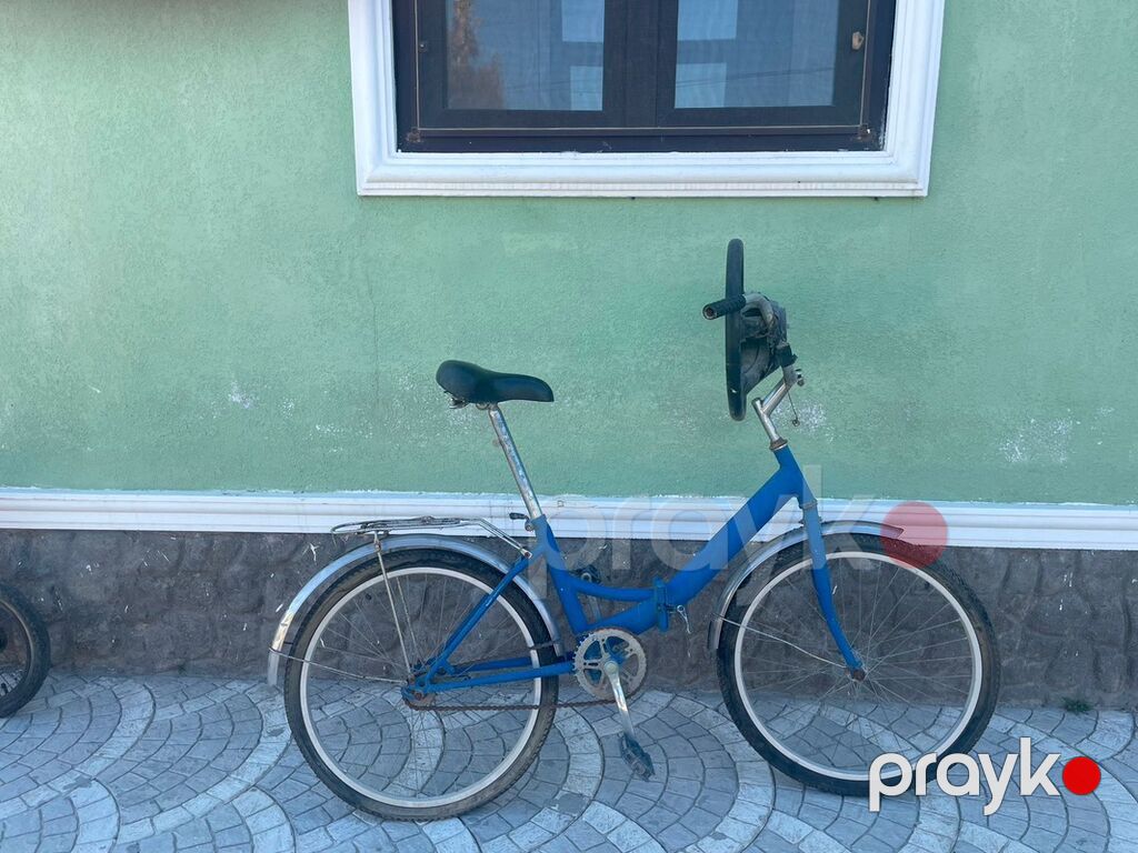 Unikal modifikasiya edilmiş velosiped - Rəng: mavi - Korpus: şəhər — Yol velosipedləri, Bakı (3)