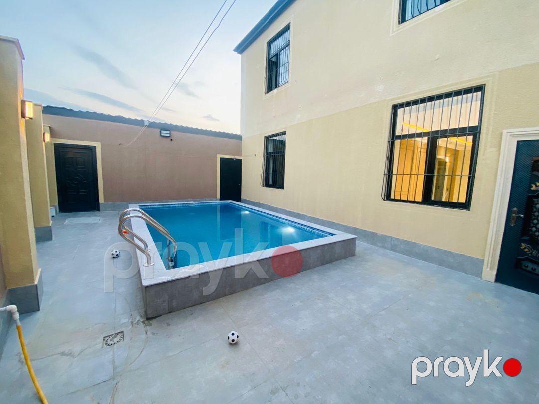 Satılır 6 otaqlı həyət evi/bağ evi 300 m² — Ev, villa, Bakı (9)
