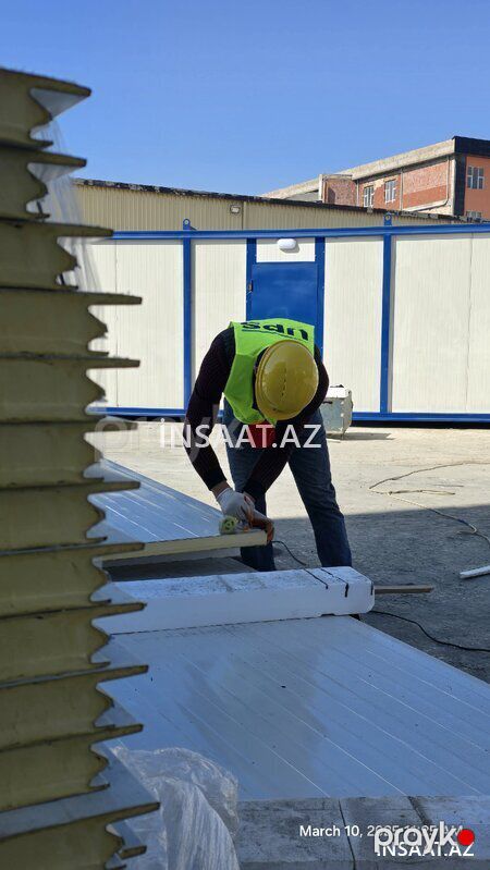 İzolyasiyalı sənaye konteynerlərinin satışı — Hazır konstruksiyalar, Bakı (10)