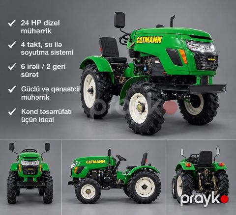 Catmann mini traktor – kənd təsərrüfatı işləri üçün funksional və — Saray