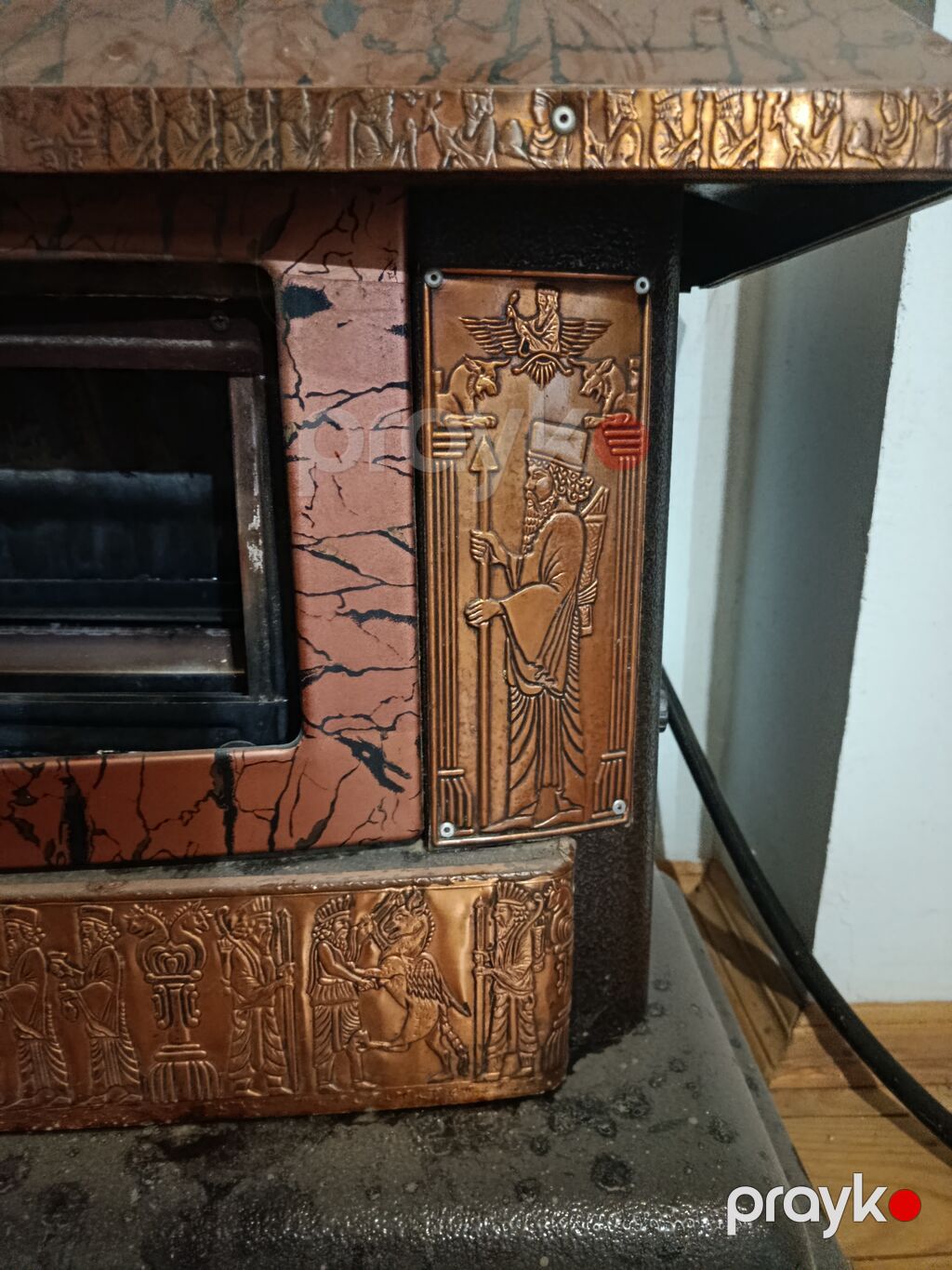 Qazla işləyən divar tipi soba/isitmə peçi - Yanacaq: təbii qaz — Kaminlər, Digah (3)