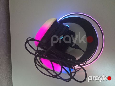 RGB işıqlı qulaqlıq və mikrofonlu headset - Üst-üstə tam ölçülü — Bakı