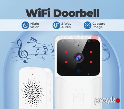 WiFi Video Qapı Zəngi - WiFi bağlantılı kamera ilə girişə nəzarət — Sumqayıt
