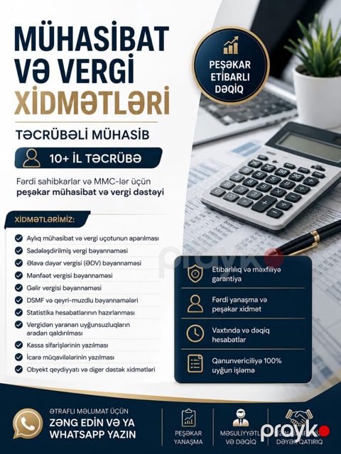 Mühasib işi axtarıram — Bakı