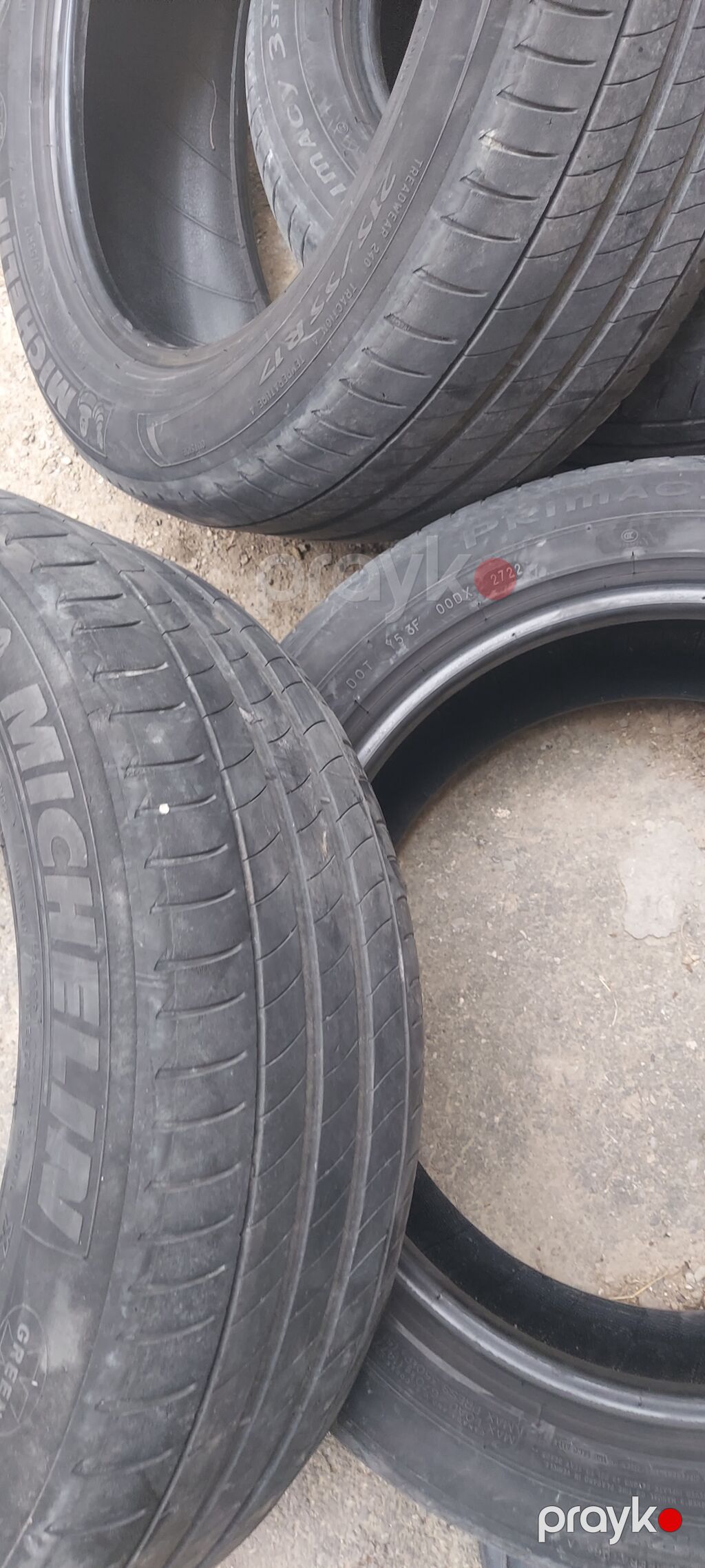 Yaxsi veziyyetdedi Michelin Primacy 3 ST təkərlər – 4 ədəd - Ölçü — Şinlər, Bakı (2)