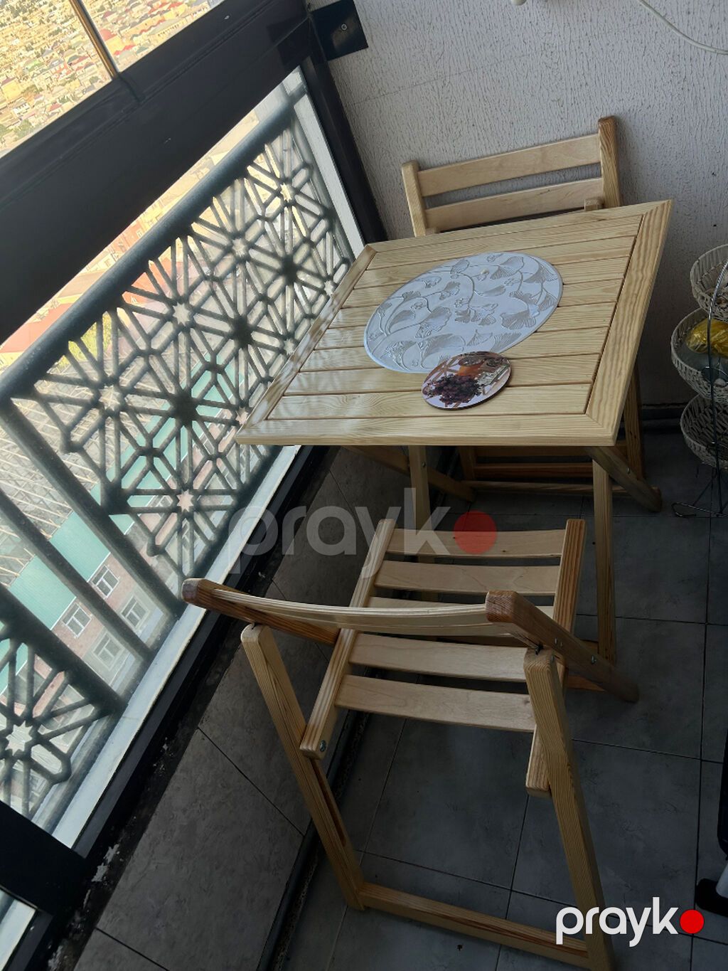 Balkon və həyət evi üçün masa dəsti satılır. İstifadə olunmayıb ölçü — Digər, Bakı (3)