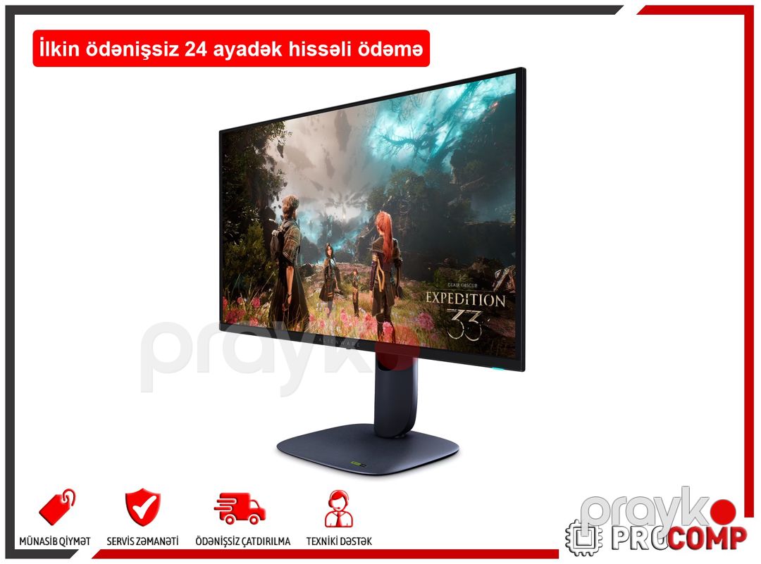 240Hz Gaming monitor - Alienware 27 4K Qd-oled AW2725Q 210-BQWV — Kompüterlər və noutbuklar, Bakı (2)