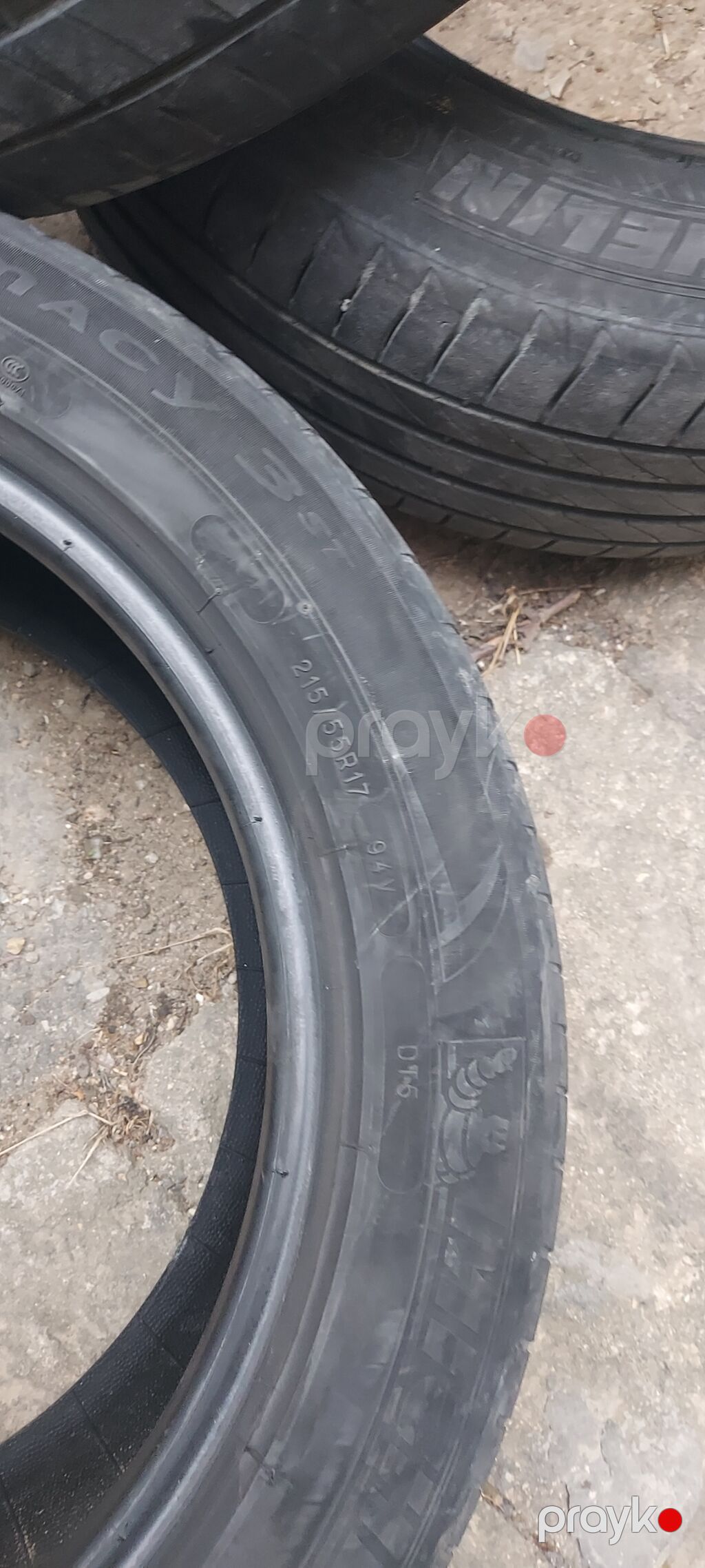 Yaxsi veziyyetdedi Michelin Primacy 3 ST təkərlər – 4 ədəd - Ölçü — Şinlər, Bakı (4)