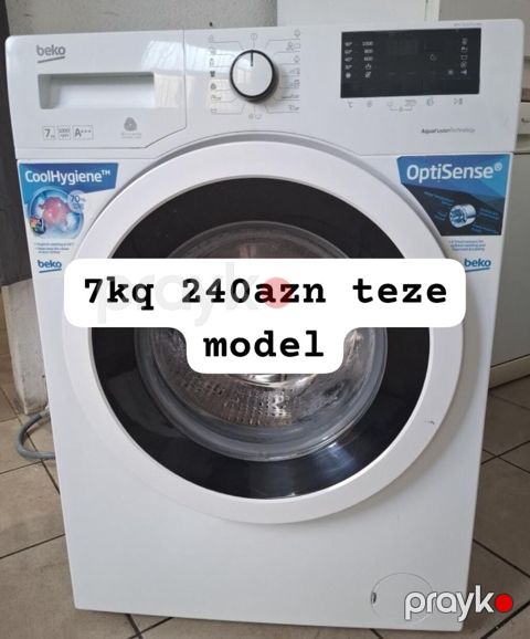 Beko önyükləmə paltaryuyan maşın - Yükləmə həcmi: 7 kq - Sürət — Bakı