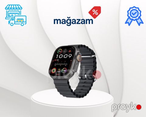 Smart saat HK Ultra 3 Black — Bakı