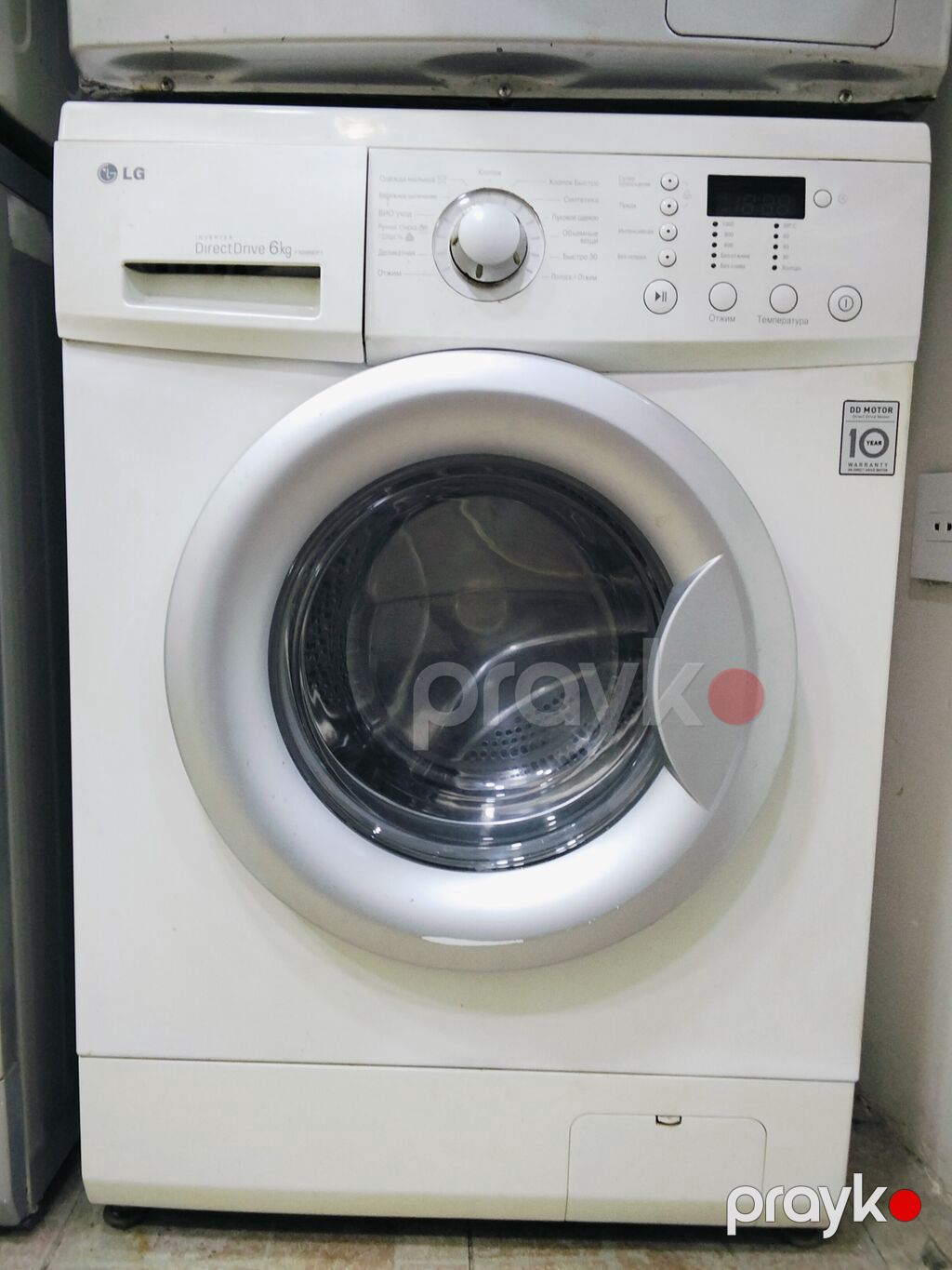 Paltaryuyan maşın LG, 6 kq, İşlənmiş, Avtomat, Qurutma var, Kredit yoxdur, Ünvandan götürmə, Pulsuz çatdırılma, Ödənişli çatdırılma — Çamaşır maşınları, Bakı (4)