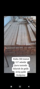 Taxta materialları – quru taxta lövhələr - Miqdar: 117 ədəd — Gülay vasiteçi