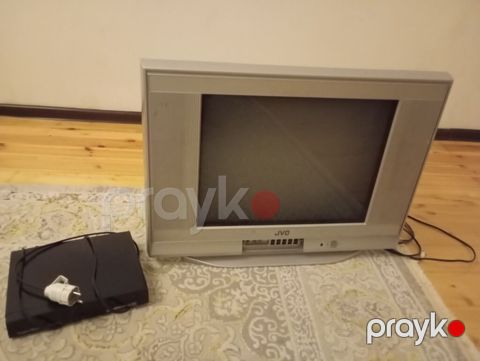 JVC kineskop televizor + rəqəmsal TV qutusu (set-top box) - Ekran — Gəncə