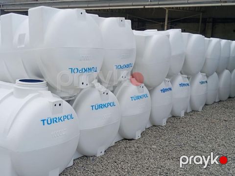 Məhsul: Türkpol plastik su çənləri - Tutum: 1000 L (çən üzərində — Novxanı