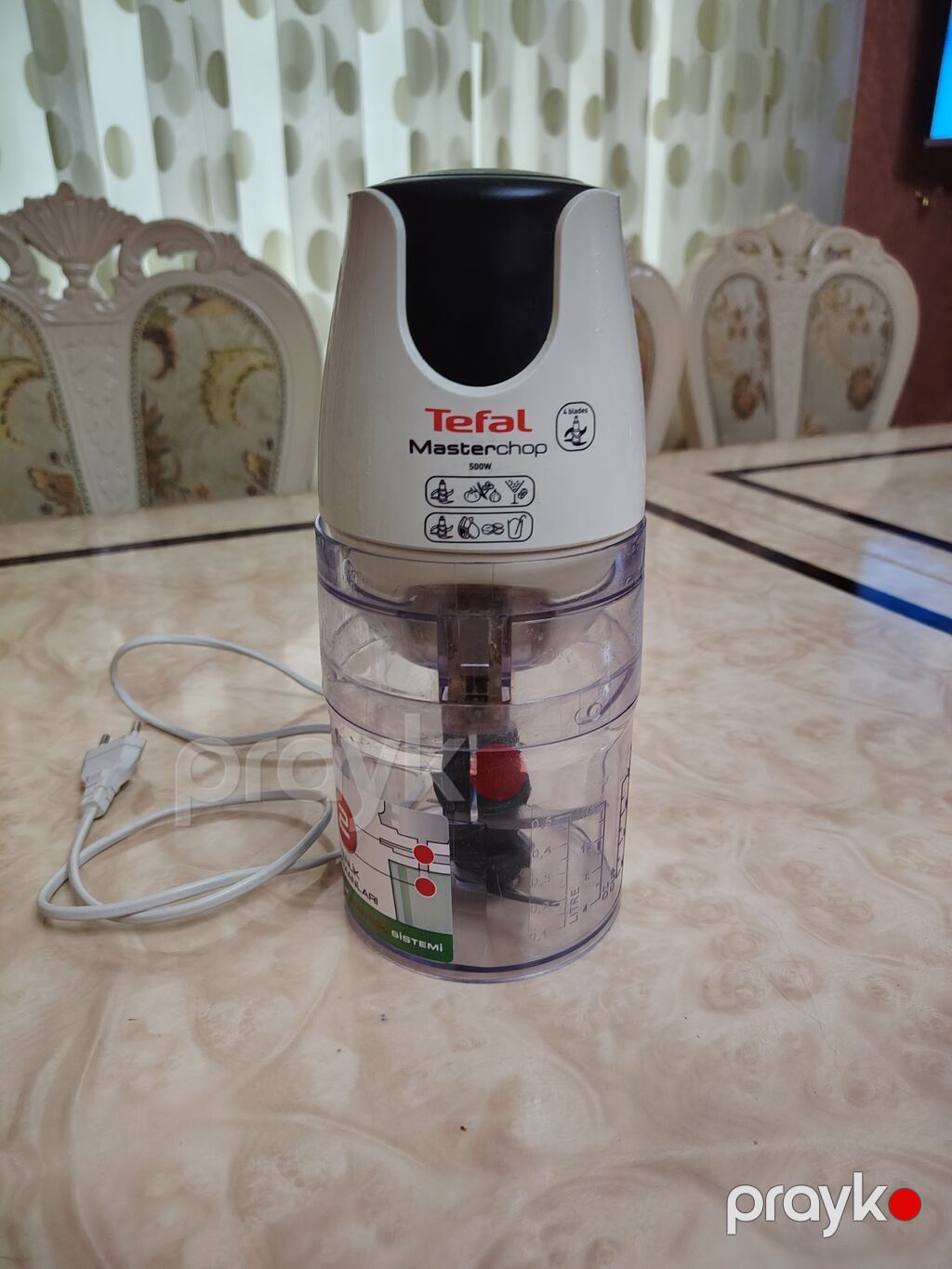 Tefal Masterchop doğrayıcı Güc: 500 W Funksiyalar: soğan, tərəvəz — Mətbəx kombinaları və maşınları, Masazır (2)
