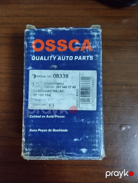 Osscа Overload Relay – 12V, 10A, 9 pin Məlumat: - Brend: Ossca — Bakı
