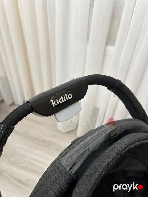 Kidilo uşaq arabası - Brend: Kidilo - Rəng: tünd boz/qaranlıq toxuma — Bakı