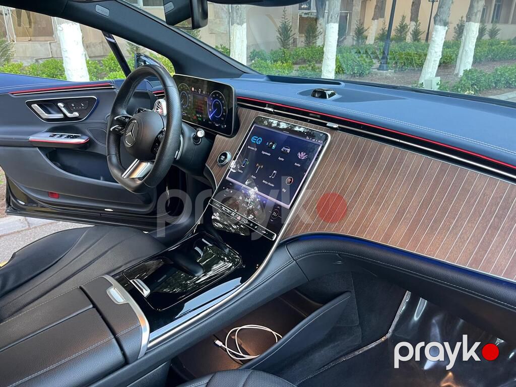 Mercedes EQE 350, 96 kWh, 2023 il, 125 000 km — Avtomobillər, Bakı (8)