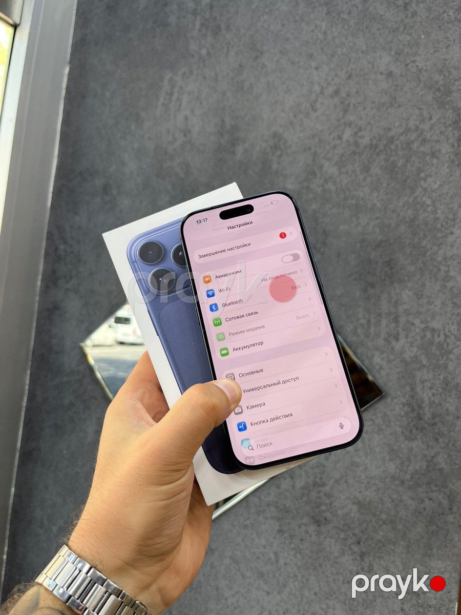 Apple iPhone 17 Pro Deep Blue 256GB/12GB — Smartfonlar, Bakı (3)