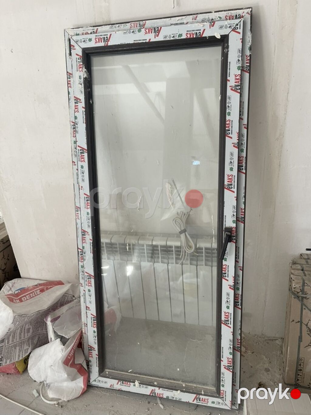 PVC pəncərə/qapı paneli - Material: PVC profil (üzərində qoruyucu — Pəncərələr, qapılar, balkonlar, Gəncə (2)