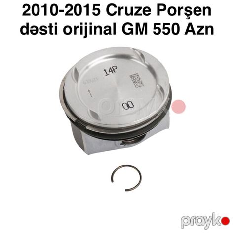 Chevrolet Cruze üçün porşen dəsti - Uyğunluq: 2010–2015 Chevrolet — Bakı