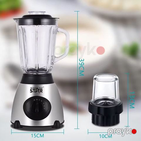 Blender şirələr və smuzilər hazırlamaq üçün 1,5 litrlik şüşə qabı və — Bakı