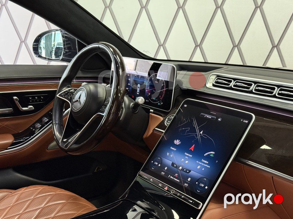 Mercedes S 500 4MATIC, 3.0 L, 2020 il, 64 000 km — Avtomobillər, Bakı (8)