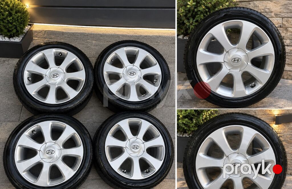 Hyundai orijinal yüngül lehimli disklər komplekti (4 ədəd) — Diskləri, Digah