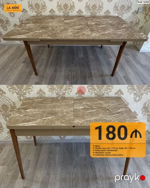 LA Mını uzadıla bilən masa - Model kodu: 12450 - Mexanizm: açılan — Bakı